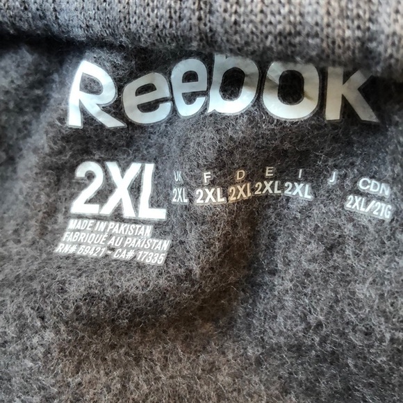 REEBOK Joggers Sport Gray Size 2XL Sweatpants Multiple Pockets NEW Acti… - Picture 5 of 7